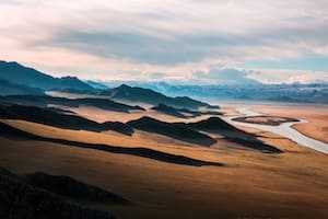 View of the Saskatchewan Desert, Canada, SINP
