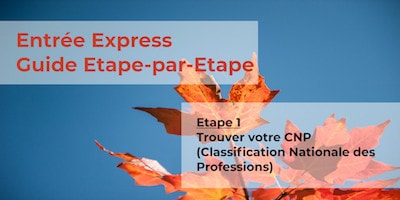 Guide Entrée Express - Etape 1 - NOC