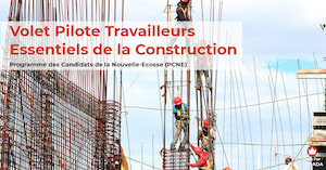 Photo de travailleurs de la construction en Nouvelle-Ecosse