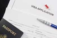 Canadian Visa application form and passport